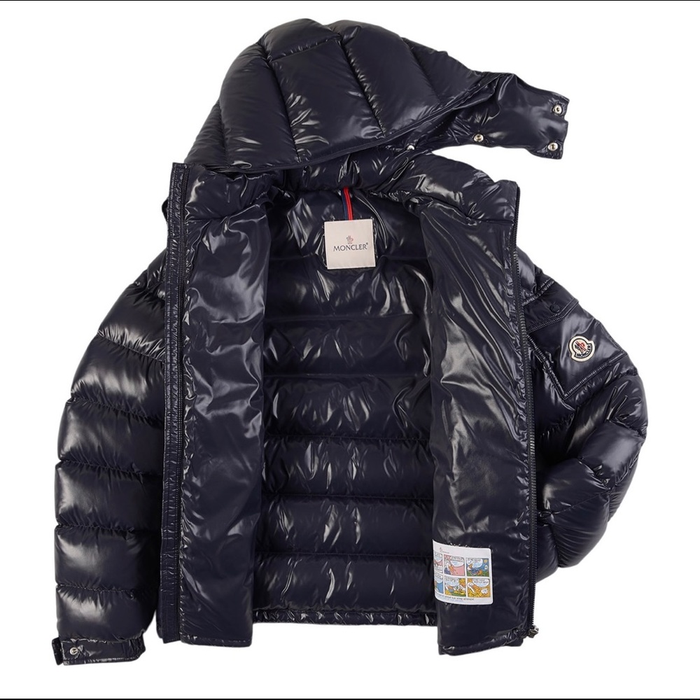 Moncler Navy Down Jacket size 4 years